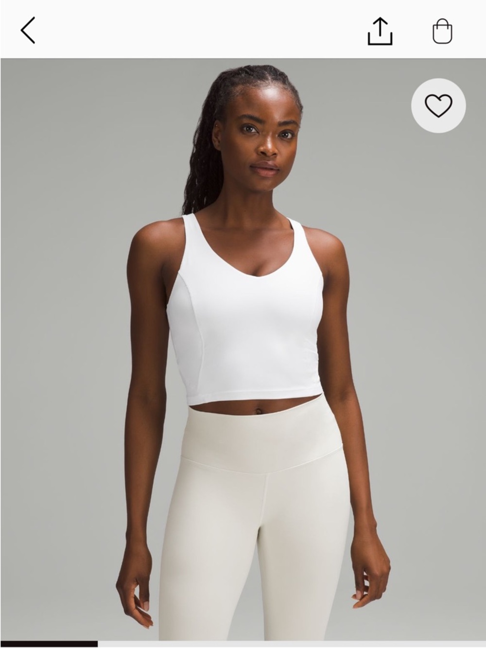 lululemon Align Tank Top in White